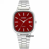 ساعت اولدمانی مردانه سیلور صفحه قرمز Casio SRD38