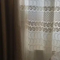 پرده دوعددشال باچوپ پرده|پرده، رانر، رومیزی|قروه, |دیوار