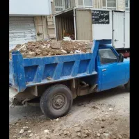 حمل نخاله و ماسه با نیسان کمپرس جکی