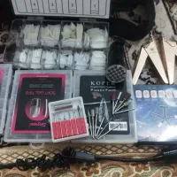 وسیله ناخن همراه کیف  کارکرده درحده نو قیمت مناسب