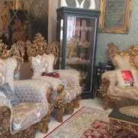 فروش مبل ۹ نفره سلطنتی بسیار شیک و زیبا|مبلمان خانگی و میز عسلی|رشت, شهرک شهید مفتح|دیوار