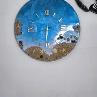 ساعت دیواری رزینی|ساعت دیواری و تزئینی|مشهد, فدک|دیوار