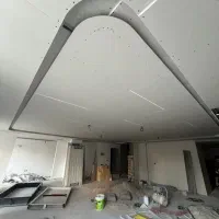 کناف + لاین نوری و نورپردازی + سیستم صوتی