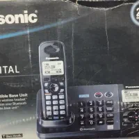 تلفن دوخط بیسیم و سیم دار پاناسونیک|تلفن رومیزی|کاشان, زیارتی|دیوار