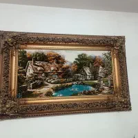 تابلو فرش ماشینی سالم تمیز