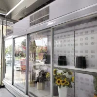 یخچال پرده هوا شیشه خور