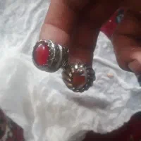 انگشتر عقیق۳پوستویاقوت