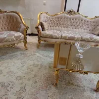 مبلمان هفت نفره و دو عدد صندلی میزبان|مبلمان خانگی و میز عسلی|تهران, جمهوری|دیوار