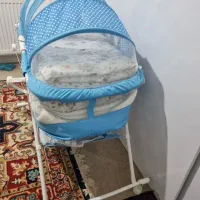 تخت و پشه بند نوزاد|اسباب و اثاث بچه|کرج, آق تپه|دیوار
