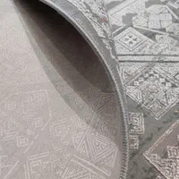 فرش وینتیج نقشه هریس طوسی کرم مدرن|فرش|تهران, شهرک غرب|دیوار