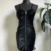 پیراهن کوتاه چرم