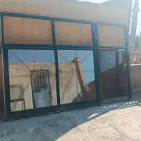 درب و پنجره آلومینیومی با شیشه|مصالح و تجهیزات ساختمان|فولادشهر, C4|دیوار