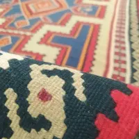 ۲ عدد گلیم دستبافت با نخ پشمی طبیعی|گلیم، جاجیم، گبه|نمین, |دیوار