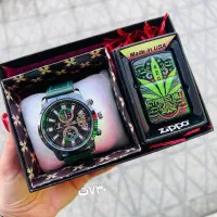 پک مردانه ساعت و فندک هدیه روز مرد