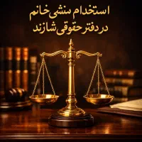 استخدام منشی خانم در دفتر حقوقی (وکالت)