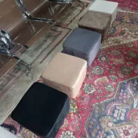 صندلی و پاف پایه دار سنتی|صندلی و نیمکت|شیراز, سهل‌آباد|دیوار