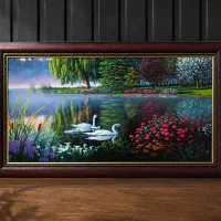 تابلو 120cm در 60cm با نمای طبیعت