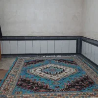 دوعدد گلیم فرش فیروزه ای