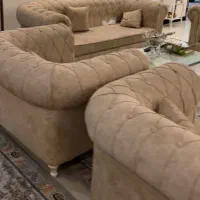 مبل چستر و ست میز ناهار خوری