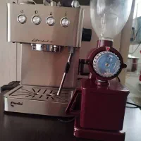 قهوه ساز نیمه صنعتی و آسیاب|سماور، چایساز، قهوهساز|طرقبه, |دیوار