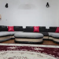 فروش مبلمان ۱۴ نفره با جلومبلی|مبلمان خانگی و میز عسلی|نوشهر, |دیوار