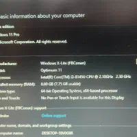 لپتاپ فوجیتسو  A579 نسل ۸ دانشجویی  اداری i3 ram8