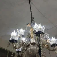 یک جفت لوستر برنجی