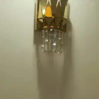 لوستر با 2 عدد دیوار کوب|لوستر و چراغ آویز|ری, دیلمان|دیوار