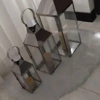 فانوس کنار سالنی با شمع|صنایع دستی و سایر لوازم تزئینی|کرج, کمالشهر|دیوار