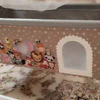 گهواره نوزاد شادی مدل مخمل طرح باغ وحش