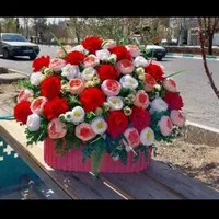 جشنواره باکس گل سبد بله برون خواستگاری پایه ترحیم|گل مصنوعی|یزد, |دیوار