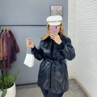 مانتو کتی چرم