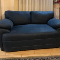 مبل ۷ نفره تمام پارچه ترکیه ، رنگ آبی سرمه ای|مبلمان خانگی و میز عسلی|رشت, معلم|دیوار