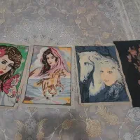 تابلو کوبلن قدیمی عتیقه سال ۴۷ ، ۶۸ و...