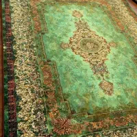 جذاب ترین فرش سبز زمردی ایران ۶و۹و۱۲ متری