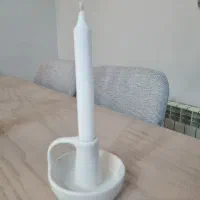 جاشمعی و شمع ایکیا سفید شیری|صنایع دستی و سایر لوازم تزئینی|تهران, سازمان برنامه جنوبی|دیوار