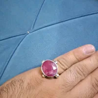 انگشتر یاقوت سیلان رکاب احمد بروجردی