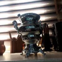 سماور ۳ کاره گازی طوفان