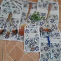 کاور  قاشق و بشقاب