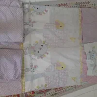 سرویس کامل پتو بچه به همراه یک پتو گلبافت بچه