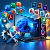 نصب ویندوز و نرم افزارهای تخصصی
