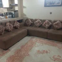 مبل راحتی ۷نفره|مبلمان خانگی و میز عسلی|اصفهان, ملک‌شهر|دیوار