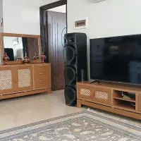 ست چوبی میز تلویزیون آینه و کنسول و جاکفشی