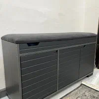 جاکفشی پاف دار طوسی|جاکفشی، کمد، دراور|قزوین, |دیوار