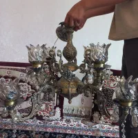 لوستر آنتیک|لوستر و چراغ آویز|مشهد, رسالت|دیوار
