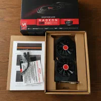 کارت گرافیک RX580 بدون ماین  تمیز و سالم