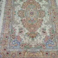 قالیچه دست باف ابریشم نیشابور|فرش|تهران, فردوسی|دیوار