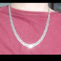 زنجیر‌ گردبند لاکچری نقره دومهر ایتالیابهتر از طلا|جواهرات|شیراز, فرگاز|دیوار