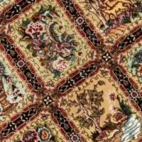 ذرع ونیم گلستان رج ۵۰ چله ابریشم|فرش|تبریز, |دیوار