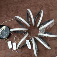 لوستر نواری کنترل دار متصل به گوشی 2عدد نو